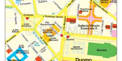 Milan erosketak auzoan mapa