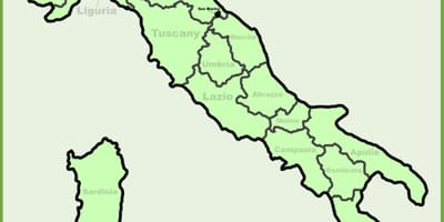 Mapa italia erakutsiz milan
